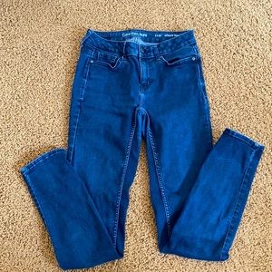 Calvin Klein skinny jeans.